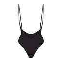 Signature Swim Open Bust One Piece | Onyx