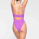 Signature Swim Open Bust One Piece | Violet