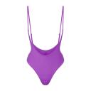 Signature Swim Open Bust One Piece | Violet