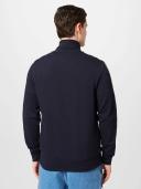 Signature Tape Zip-Thru Sweatshirt Blue LG
