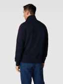 Signature Tape Zip-Thru Sweatshirt Blue LG