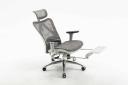 Sihoo M57 Ergonomic Office Chair With Built-in Footrest Black Mesh
