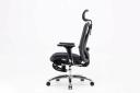Sihoo M57 Ergonomic Office Chair With Built-in Footrest Black Mesh