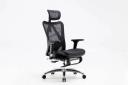 Sihoo M57 Ergonomic Office Chair With Built-in Footrest Black Mesh