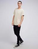 Silent Theory Acid Pique Tee in Sand XL