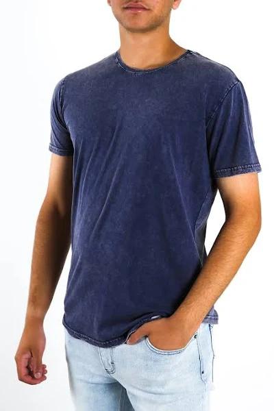Silent Theory Men's Acid Tail Tee Washed Blue | Size XXL