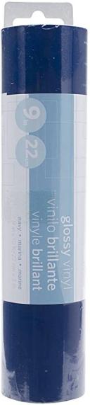 Silhouette Permanent Glossy Vinyl 9"x10' Navy