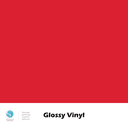Silhouette Permanent Glossy Vinyl 9"x10' Red
