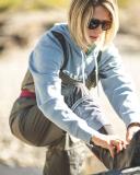 Simms Women's Tributary Stockingfoot Waders, XL 9-10, Basalt