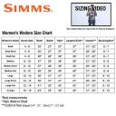 Simms Women ' S Tributary Waders - Stockingfoot - Platinum