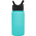 Simple Modern 415 ml Summit Kids Water Bottle With Straw Lid -Travel Hydro Vacuum Insulated Flask Double Wall Liter - 18/8 Stainless Steel -Blush