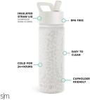 Simple Modern Kids Water Bottle With Straw Lid Vacuum Insulated Stainless Steel Metal Thermos Bottles | Reusable Leak Proof Bpa-free Flask For