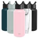 Simple Modern Water Bottle With Straw Lid Vacuum Insulated Stainless Steel Metal Thermos | Reusable Leak Proof Bpa-free Flask For Gym, Travel,