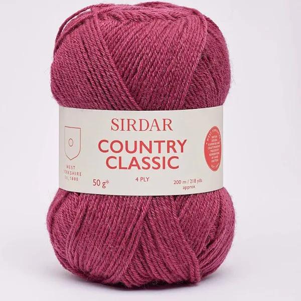Sirdar Country Classic 4 Ply - Burgundy (958)