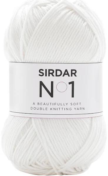 Sirdar No 1 DK 203 Dove White 100g