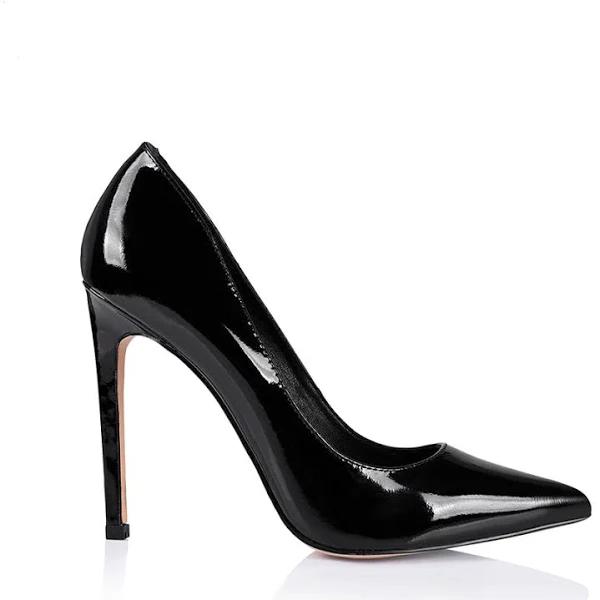 Siren Women's Black Pumps | Shop Black Patent Heels Online | Siren Shoes 5.5