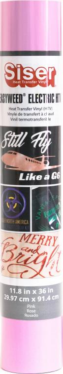 Siser EasyWeed Electric Heat Transfer Vinyl 30x91cm Roll - Pink