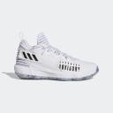 Size 15 Mens-adidas Dame 7 EXTPLY Basketball Shoes White Black H68990