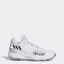 Size 15 Mens-adidas Dame 7 EXTPLY Basketball Shoes White Black H68990