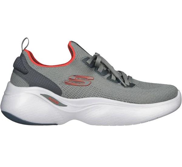 Skechers Arch Fit Infinity - Stormlight Olive/Orange Size 7 Male US | AfterPay Available