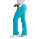 Skechers by Barco Women's Knit Waistband Cargo Scrub Pant - S - Navy
