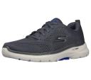 Skechers Go Walk 6 - Avalo Mens Fitness Trainers Charcoal UK 12