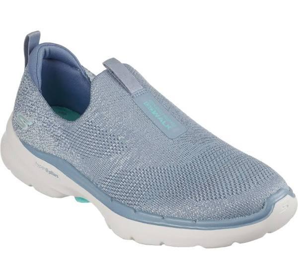 Skechers Go Walk 6 Glimmering - Blue/Turquoise 7.5