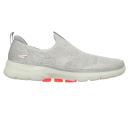Skechers Go Walk 6 Glimmering - Gray/Coral 10
