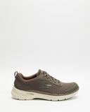 Skechers Go Walk 6 Taupe Mesh Sneakers Taupe Mens Sneakers Casuals Shoes
