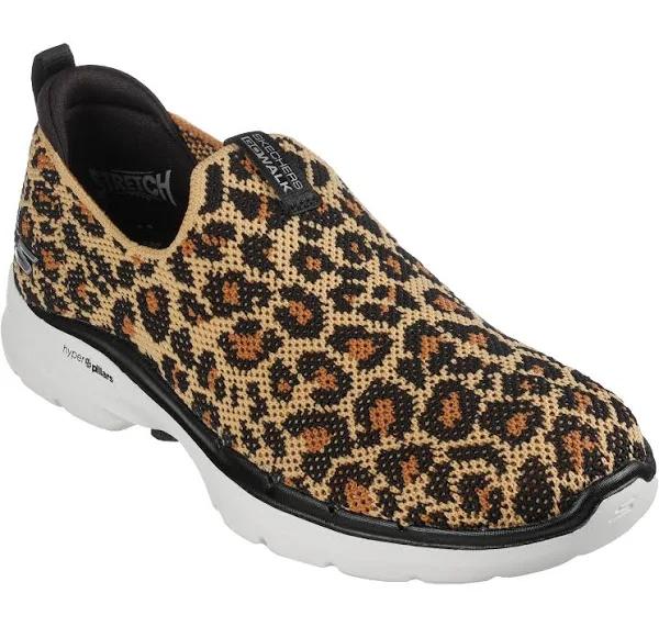 Skechers Go Walk 6 Wild Lynx in Brown 10