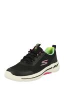 Skechers Go Walk Arch Fit Black Hot Pink Sneakers Black Hot Pink Womens Sneakers Sport Walking Shoes