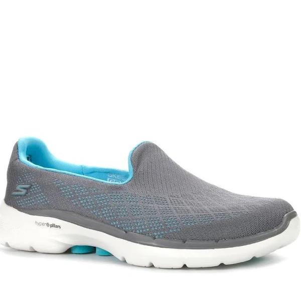 Skechers Go Walk - Cosmic Force - Charcoal/Aqua 7