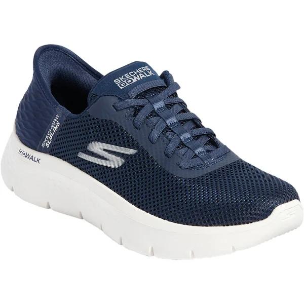 Skechers Go Walk Flex - Grand Entrance Shoes Dark Blue White Women - 41