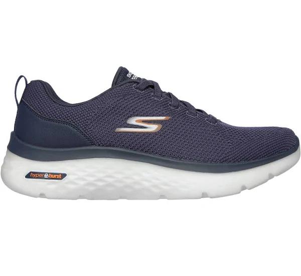 Skechers Go Walk Hyper Burst - Nanocore - Navy/Orange - Shoe - Mens