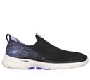 Skechers Gowalk 6 - Glimmering Black Lavender Size 5 Female US | AfterPay Available