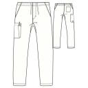 Skechers Men's Structure Short Cargo Scrub Pants - S - Navy