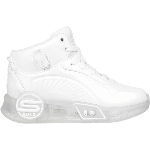 Skechers S-Lights Remix White Unisex Size 3| AfterPay Available