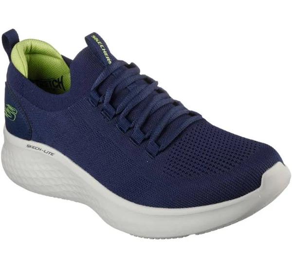 Skechers Skech-Lite Pro - Faint Flair Navy/Lime Size 14 Male US | AfterPay Available