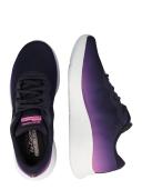 Skechers Skech Navy Fabric Sneakers Navy Womens Sneakers Casuals Shoes