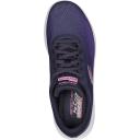 Skechers Skech Navy Fabric Sneakers Navy Womens Sneakers Casuals Shoes