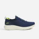 Skechers Skech Navy Lime Knit Sneakers Navy Lime Mens Sneakers Casuals Shoes