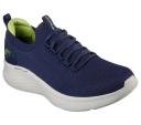 Skechers Skech Navy Lime Knit Sneakers Navy Lime Mens Sneakers Casuals Shoes