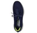 Skechers Skech Navy Lime Knit Sneakers Navy Lime Mens Sneakers Casuals Shoes