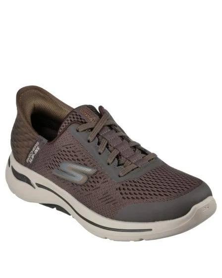 Skechers Slip-Ins: Gowalk Arch Fit - Simplicity Taupe Size 9.5 Male US | AfterPay Available