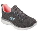 Skechers Sneaker manmade Fabric gray/pink