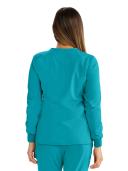Skechers Stability Warm-Up Scrub Jacket - M - Teal