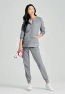 Skechers Stability Warm-Up Scrub Jacket - XL - Pewter