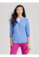 Skechers Stability Warm-Up Scrub Jacket - XL - Teal