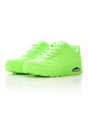 Skechers Uno Night Shades Sneaker in Lime Green Lime 11
