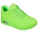 Skechers Uno Night Shades Sneaker in Lime Green Lime 11
